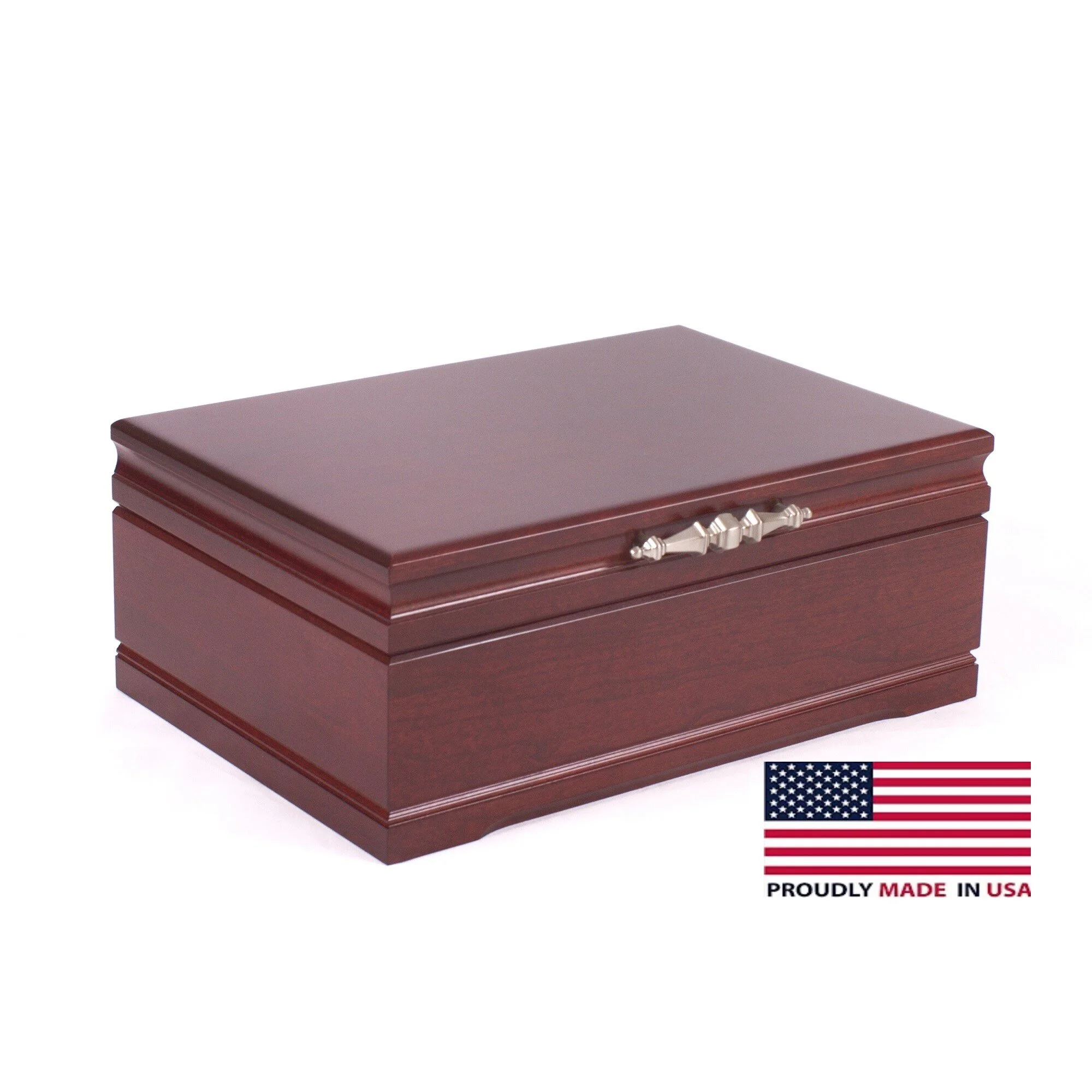 J00W SOPHISTICATION - Jewelry Chest with English Walnut finish
